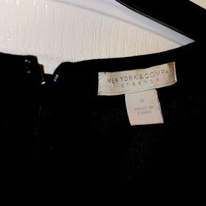 Yellow and black dress